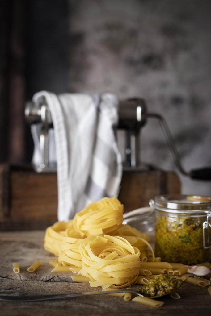 pesto pistachos y tomates secos
