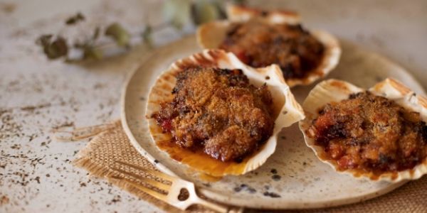 Vieiras a la gallega