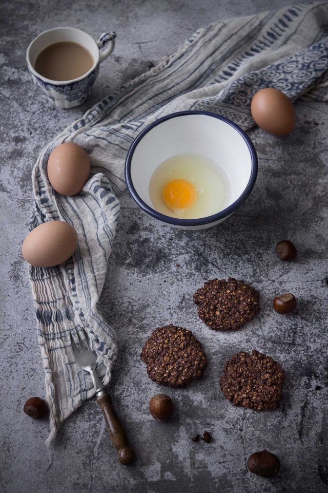 galletas de avena y avellana