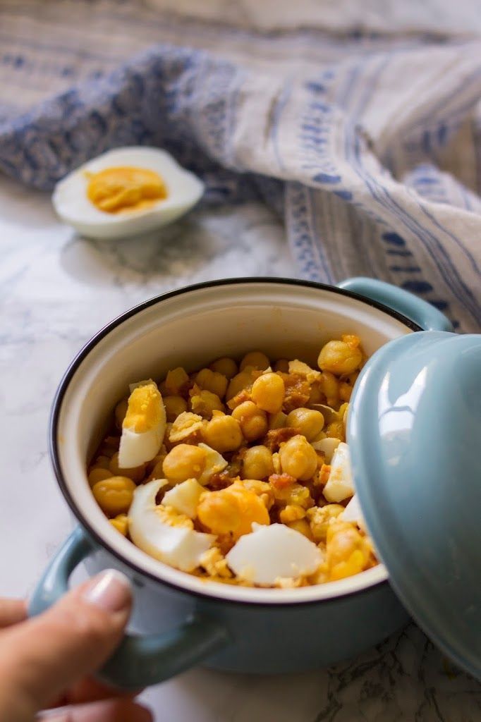 Garbanzos con calabaza